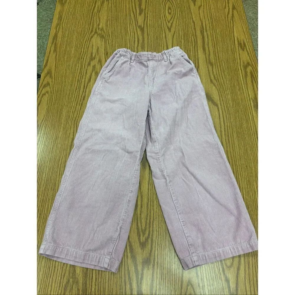 Kids Uniqlo corduroy wide leg pants